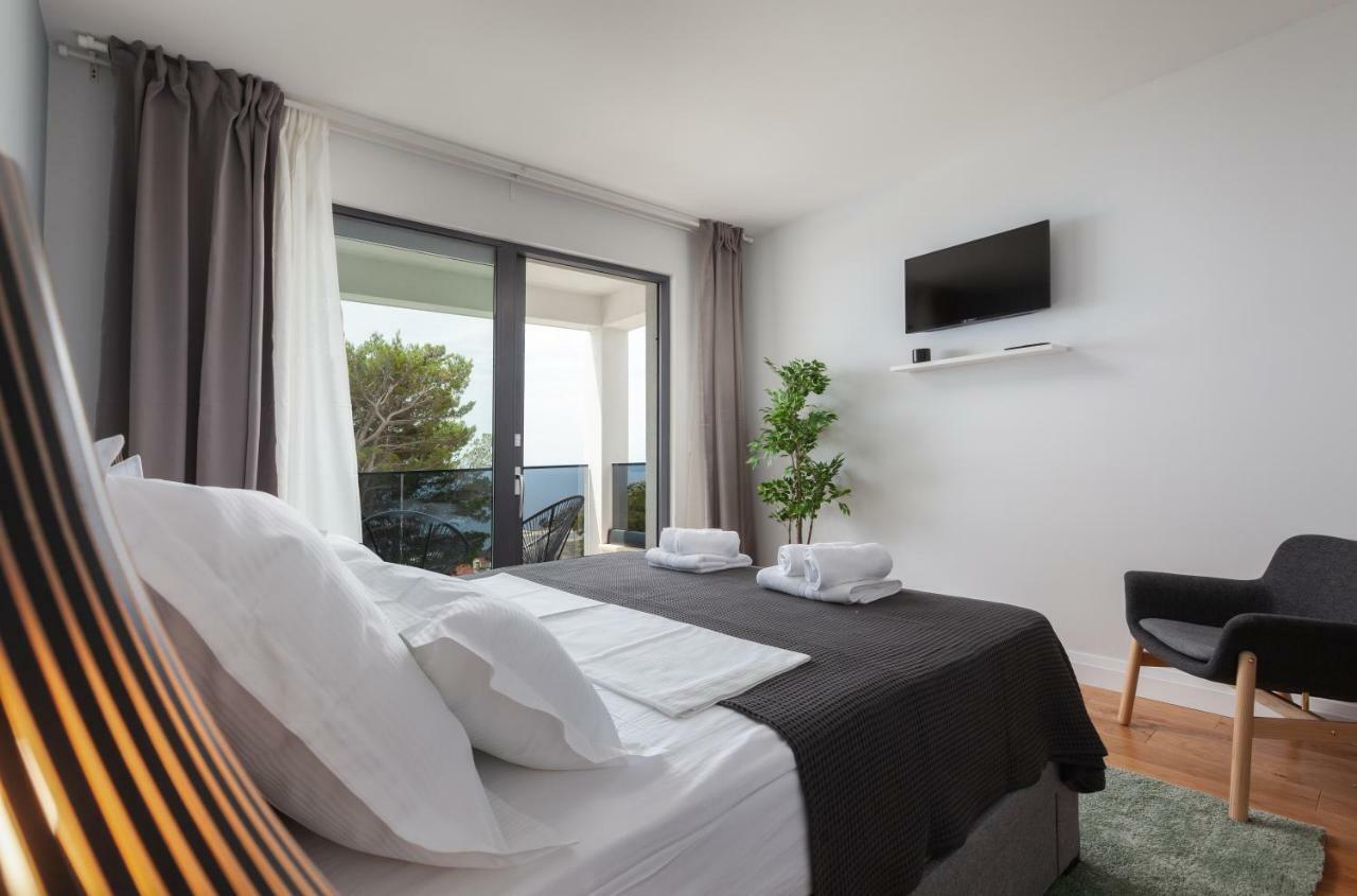 Villa Mira With Fantastic Sea View Makarska Eksteriør bilde
